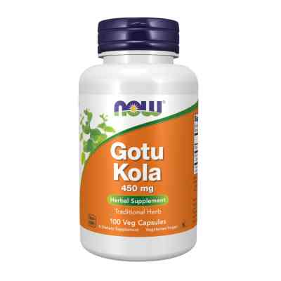 Травы Now Foods Готу Кола, 450 мг, Gotu Kola, 100 вегетарианских капсул (NF4700) Винница