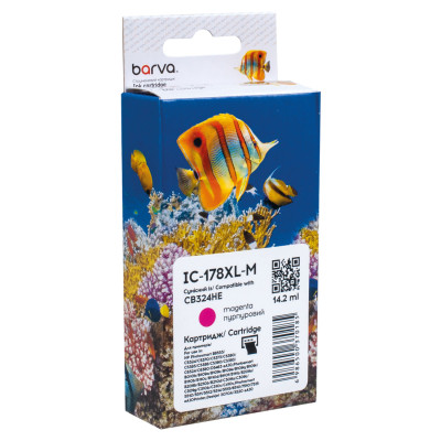 Картридж Barva HP 178XL (CB319HE/CB324HE) 950c, Magenta (IC-178XL-M) Винница - изображение 1