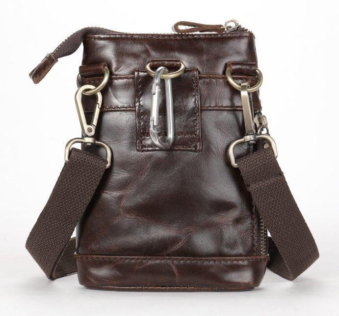 Сумка через плечо мужская Vintage 20097 Коричневая Киев - изображение 5