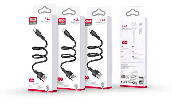 Кабель XO NB230 Rock Series USB-A to Micro - 1m (Black) (6974586) Киев