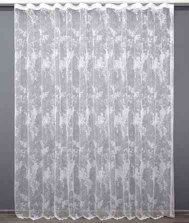 Тюль VR-Textil 1368т Мармур Al-1 Жакард Білий 400х270 см (43-116) Київ