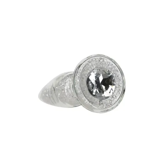Стеклянная анальная пробка Pillow Talk Fancy Luxurious Glass Anal Plug, ⌀3,1см, вибропуля в подарок Львов