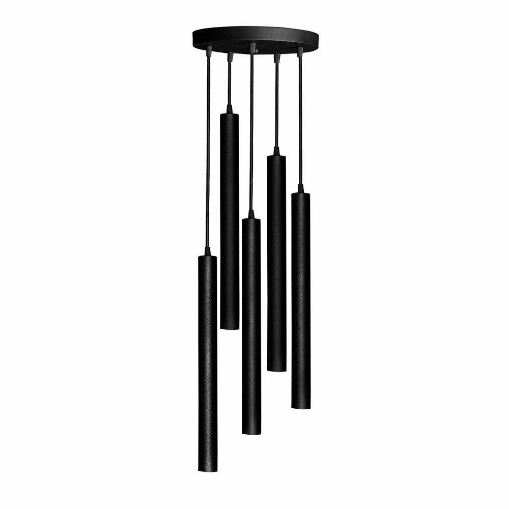 Светильник подвесной трубка Е27 Elegan NL 4045-5R BK Киев - изображение 1