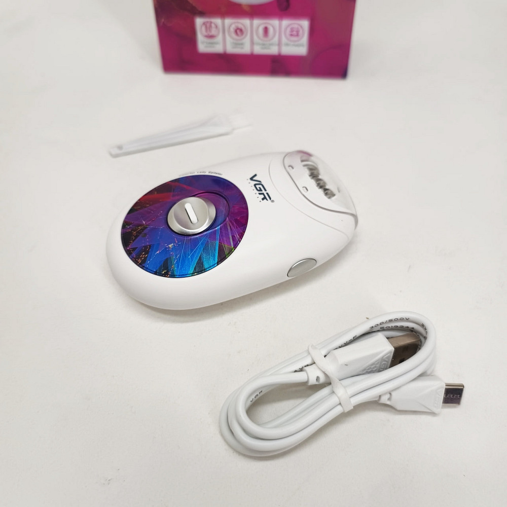 Бритва для депиляции 3 в 1, Аккумуляторный эпилятор с насадками для разных зон, Электробритва депилятор JQ-59 Львов - изображение 3