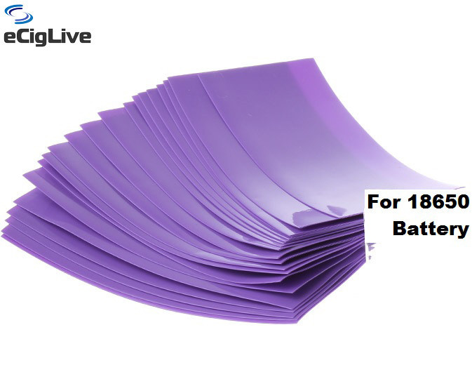 Термоусадка для акумулятора 18650 (7,5 см) — фіолетова Київ - фото 1