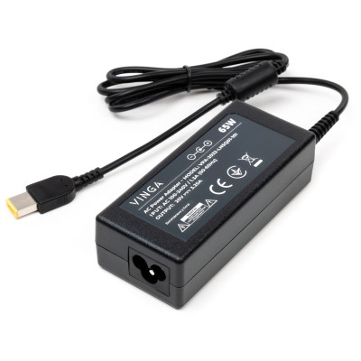 Блок живлення до ноутбуку Vinga Lenovo 65W 20V 3.25А square with pin (VPA-2032-LNSQ01-101) Вінниця - фото 1