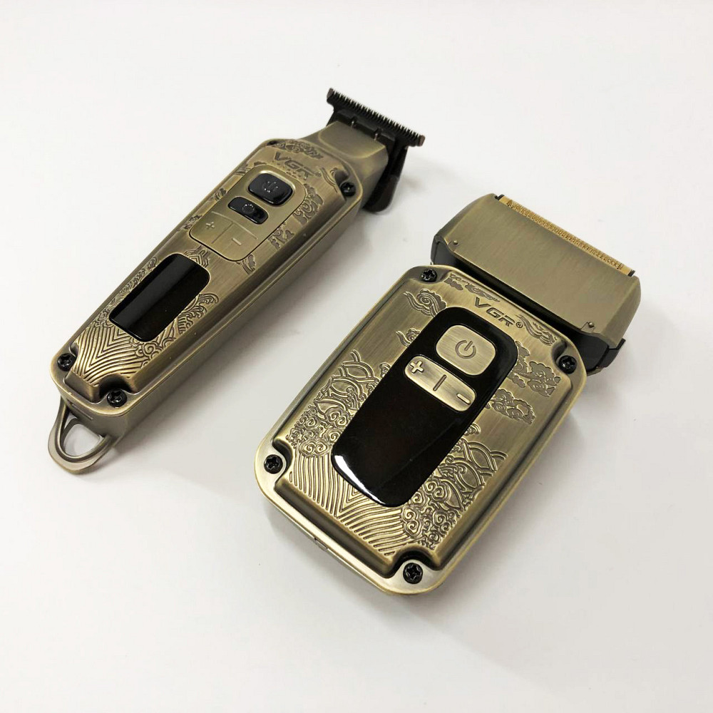 Електронна машинка для стрижки, Машинка для точної стрижки бороди і волосся Набір машинок OV-49 Київ - фото 8