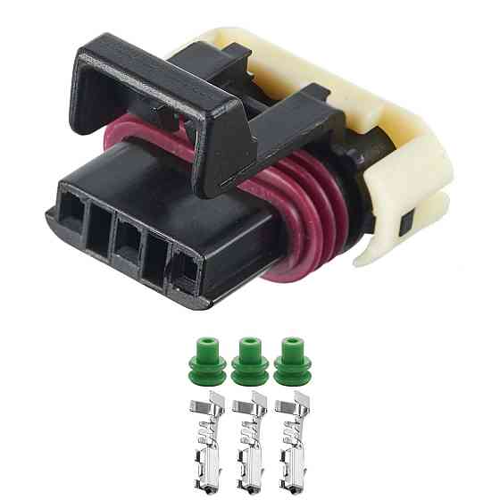 Разъем коннектор 3-кон., 12110293, 3U2Z-14S411-UNA, WPT-763, APTIV (Delphi) Америка, Корея, Buick, Cadillac, Chevrolet, Daewoo Киев