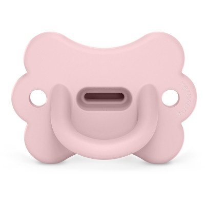 Пустушка Suavinex Colour Essence фізіологічна у формі метелика, 0-6 місяців, рожева (308911) Вінниця - фото 1