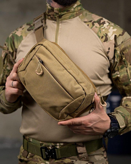 Тактическая поясная  сумка laberis койот ПП4766 Одесса - изображение 1