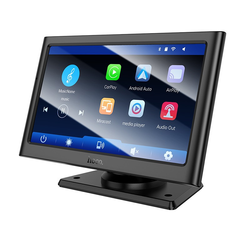 Монітор для авто HOCO HU2 Imogen 7-inch car wireless portable screen Black Київ - фото 1