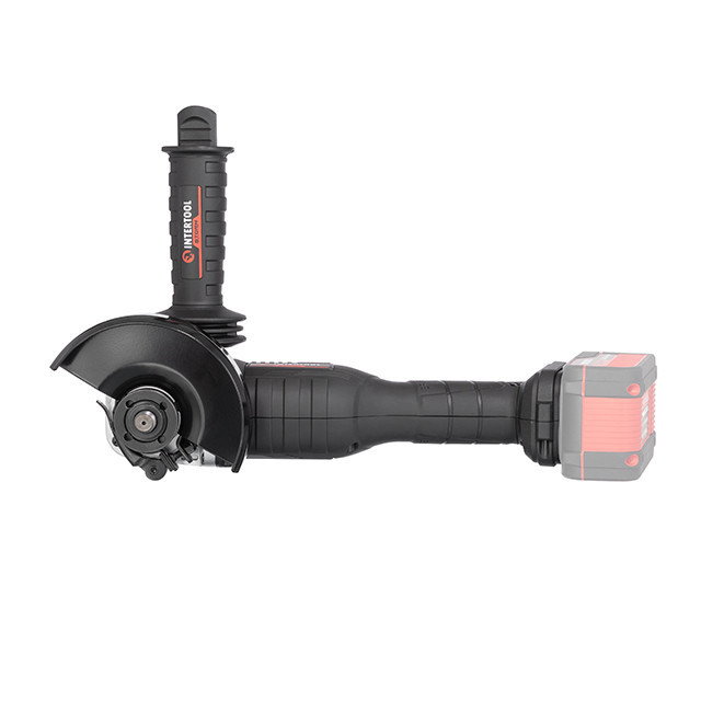 Шліфмашина кутова INTERTOOL WT-9366, 20 В, 125 мм, 10000 об/хв, без ЗП та АКБ - з безщітковим двигуном Львів - фото 9