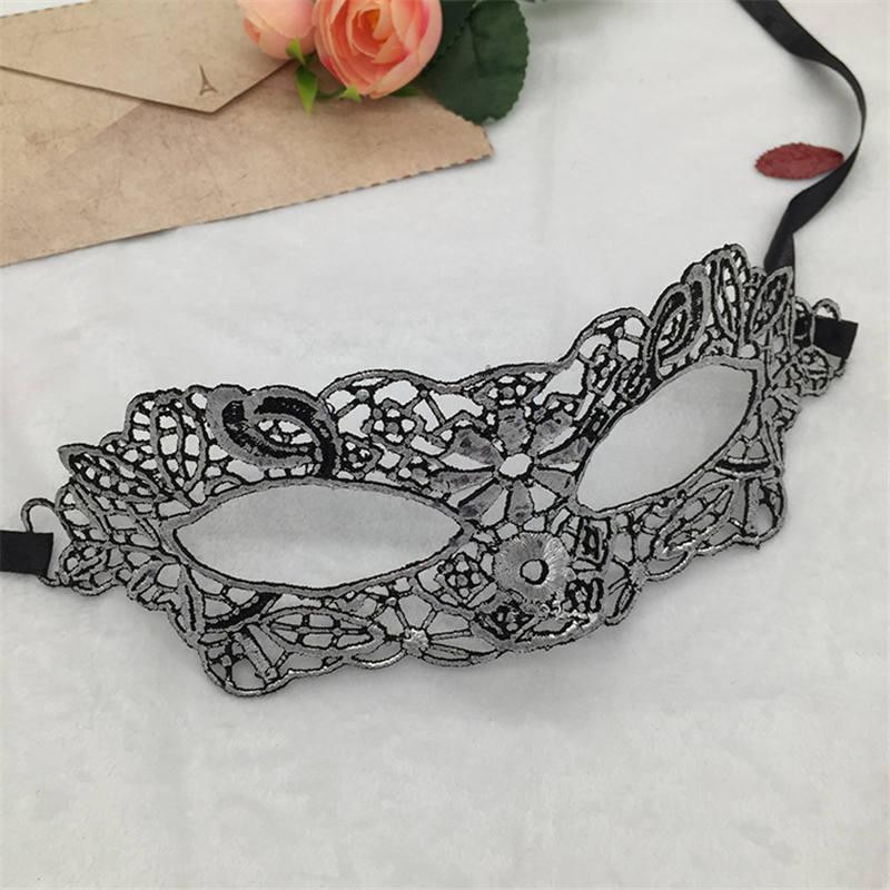 Ажурная маска для лица one size серебристый Киев - изображение 1