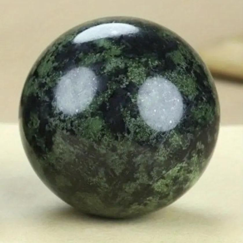 Куля з натурального серпентину (змієвика) діаметром 4 см 1 шт. Київ - фото 4