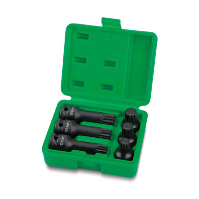 Набір головок Toptul ударних SPLINE 1/2" M14-M18 6шт. (GDAI0601) Вінниця - фото 1