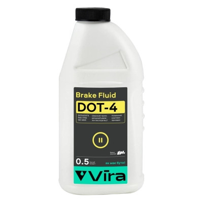 Гальмівна рідина VIRA Brake Fluid DOT-4 0,5 л (VI1001) Вінниця - фото 1