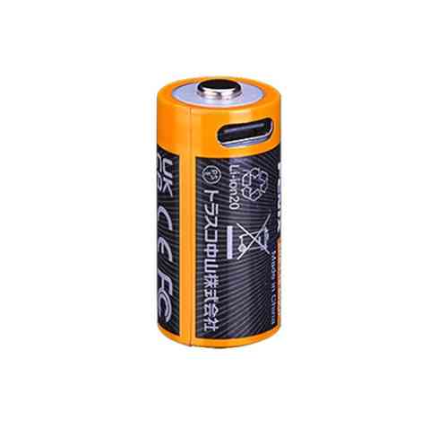 Аккумулятор 16340 Fenix ​​800mAh Li-ion Type-C (Черно-желтый) Киев