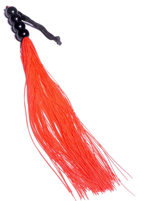 Силиконовый флогер ( длина 37 см ) Fetish Boss Series - Silicone Whip Red 14