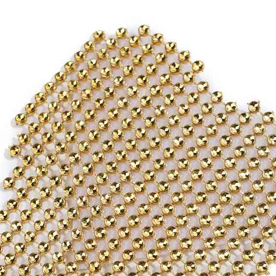 Наклейки на груди сердечка 6 на 8 см золотистий Київ