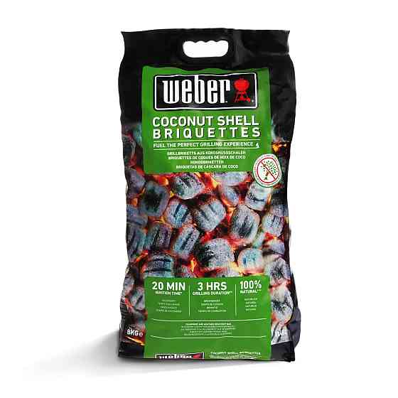 Брикети кокосові 8 кг Weber 18402 Код: 010806 Рівне