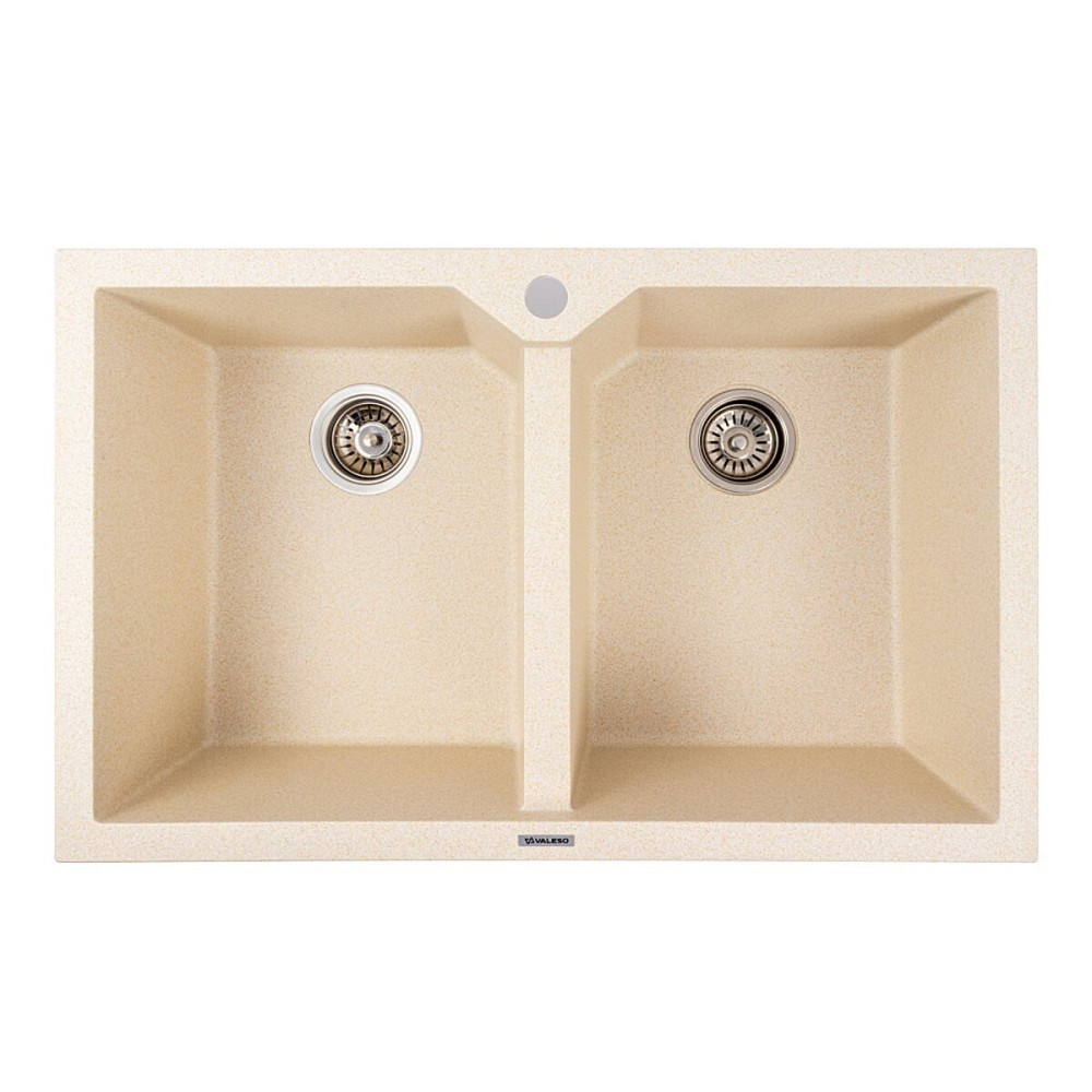 Мийка гранітна пісок VALESO VIATRIX 7950 (дві чаші, матова) Коломыя - изображение 1