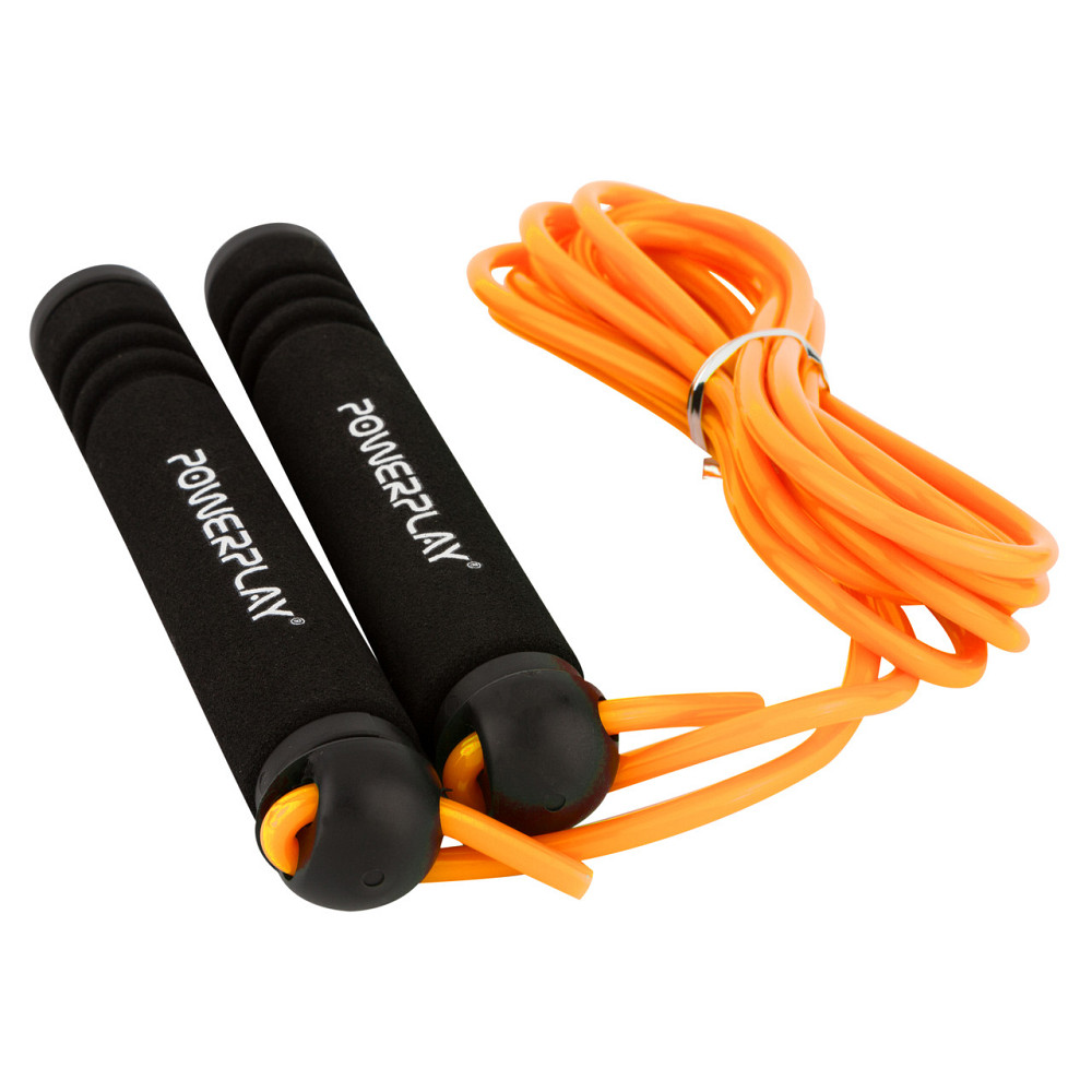 Скакалка PowerPlay 4205 Classic Plus Jump Rope Помаранчева 2,7 м Луцьк - фото 2
