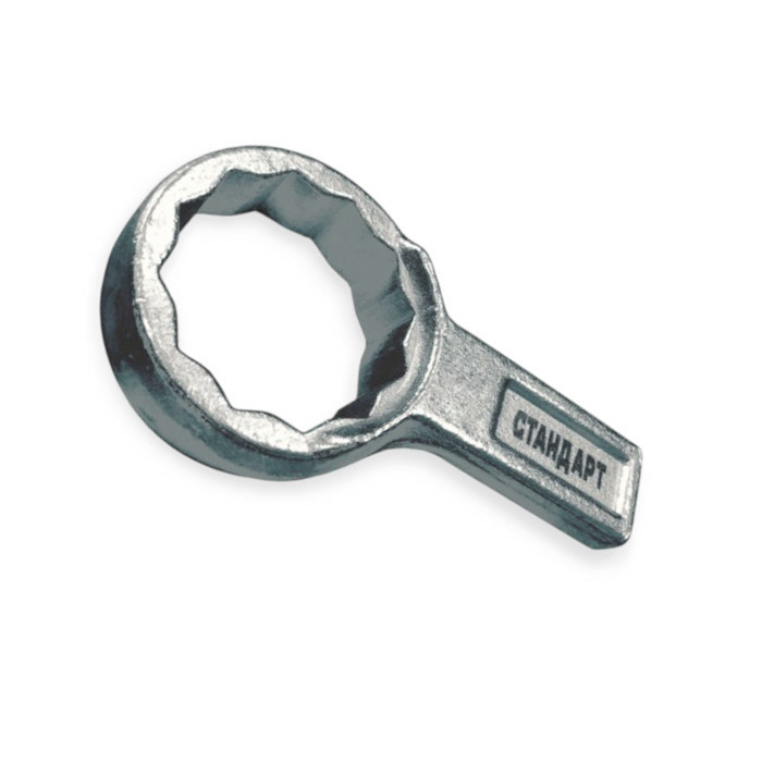 Ключ накидний односторонній колінчастий 46 мм Стандарт Мукачево - фото 1