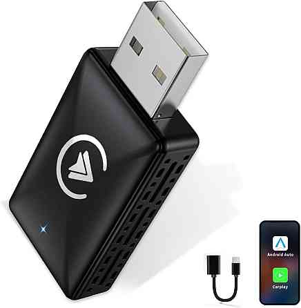 CarPlay Android Auto беспроводной адаптер 2в1 для проводного автомобильного штатного карплей iPhone Android Киев