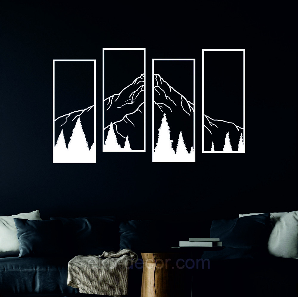 Декоративне настінне Панно «Гори», Декор на стіну Київ - фото 2