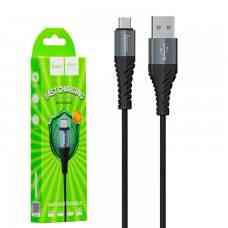 Кабель Hoco COOL DATA CABLE X38 USB to microUSB (v8) Быстрая зарядка Черный Киев