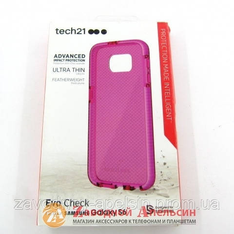 Samsung G920 S6 защитный чехол Tech21 pink Одесса - изображение 3