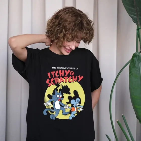 Футболка мужская с принтом Чуха та Сверблячка Размер 48 Anime0084 Днепр