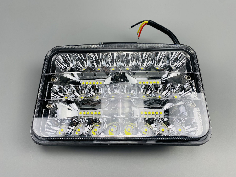 Прямокутна LED фара 144 Вт 48 світлодіодів з чіпами 3030, ближнє + дальнє автомобільне світло Мукачево - фото 9