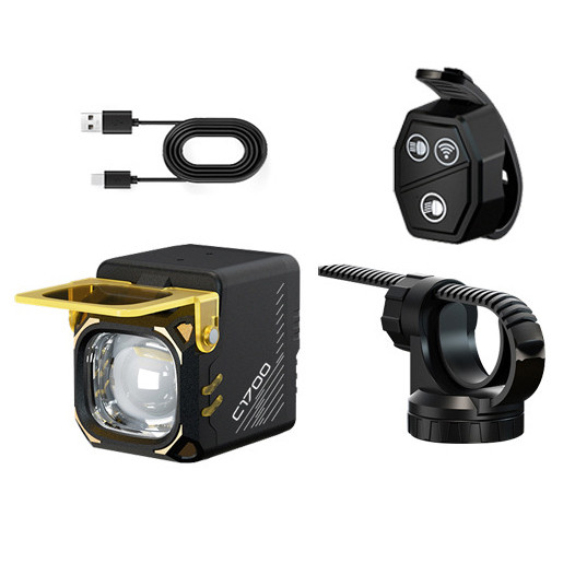 Фонарь для велосипеда с водозащитой и аккумулятором Q05 500LM, Фонарь для велопрогулок с зарядкой LA-31 Львов - изображение 2