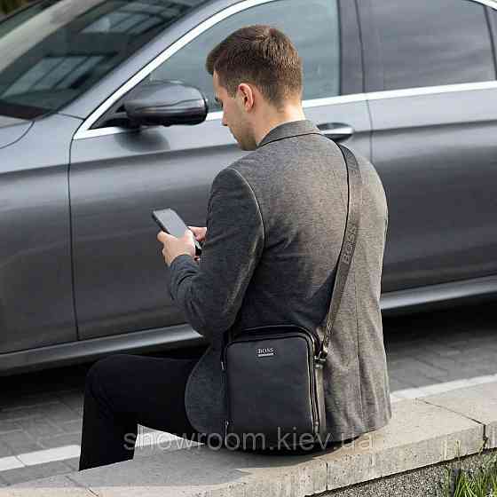 Чоловіча брендова барсетка, сумка Boss (006-3) Київ