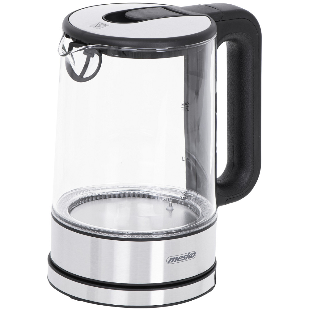 Електрочайник Mesko MS 1301 black 1850-2200Вт/ 1.7л/ скло/ встановлення температури Вінниця - фото 5