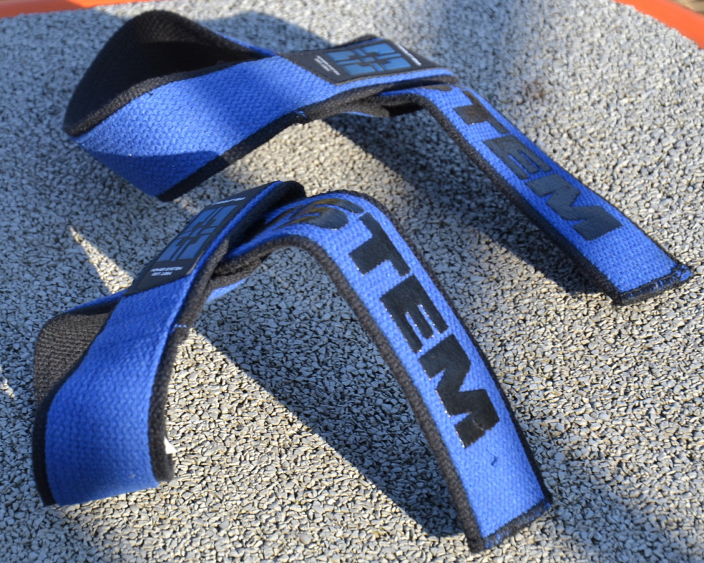 Лямки для тяги Power System PS-3401 Lifting Straps Duplex Black/Blue Луцьк - фото 6