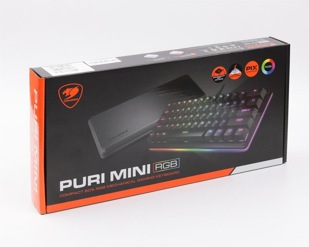 Клавіатура Cougar Puri Mini RGB Black Чорний Харків - фото 7
