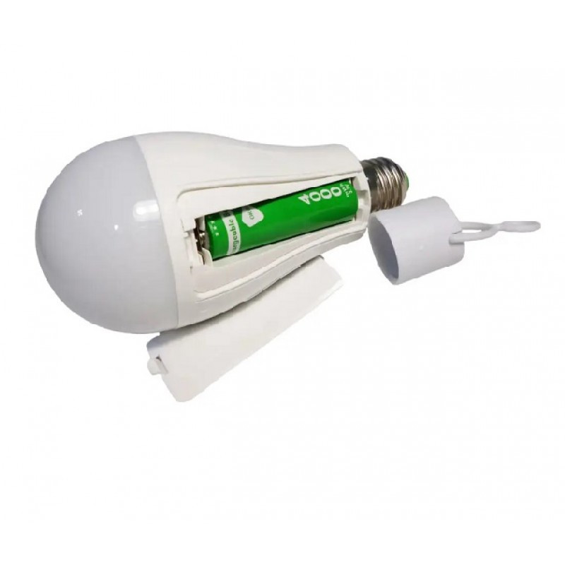 Лампочка с аккумулятором 18650 BL Fa 3915, E27, 15Вт, 3Вт при отключении света, до 4 часов работы, 6800-7300К Одесса - изображение 2