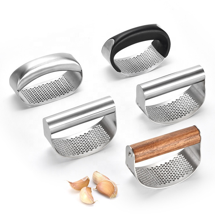 Металевий прес для часнику з зручною ручкою Київ - фото 1