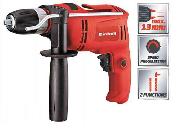 Мощная дрель электрическая Einhell TC-ID 650 E: 650 Вт, 13мм патрон (4258682) Киев
