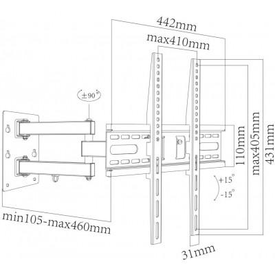 Кронштейн CT-WPLB-T711 Charmount Винница - изображение 6