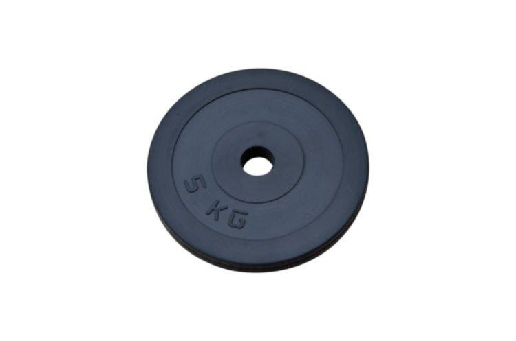 Диск прогумований 5 кг на гриф 25 мм Гантелі, гирі, штанги і диски металевий Київ - фото 1