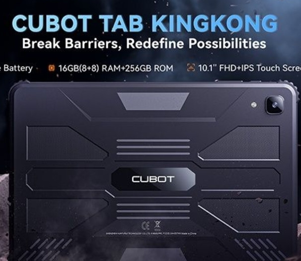 Планшет CUBOT Tab King Kong 8/256Gb. Clobal LTE (Black) Original. Київ - фото 5
