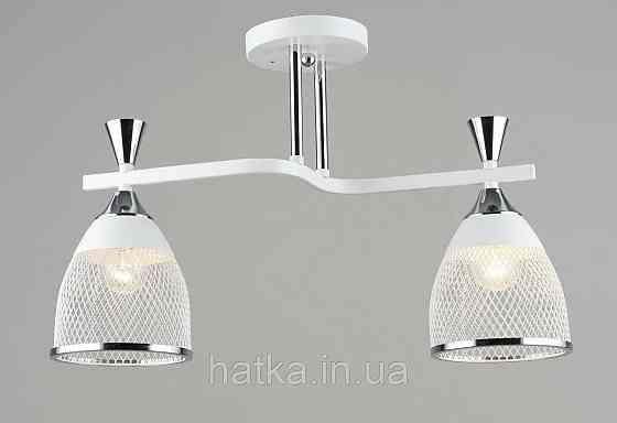 Люстра стельова металева Sirius B N6218/2 WT+CH Київ