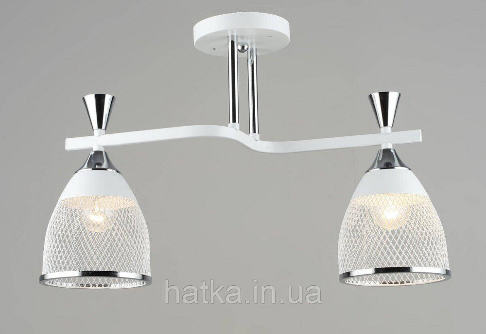 Люстра стельова металева Sirius B N6218/2 WT+CH Київ - фото 1