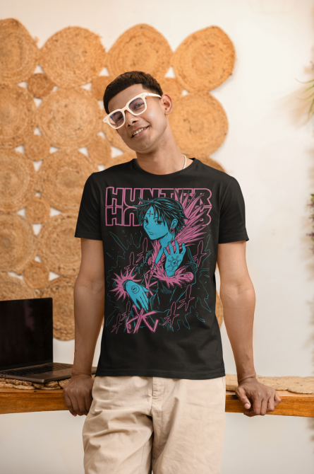 Футболка для мальчика аниме Охотник × Охотник оверсайз (рост от 165 до 180 ) Черний AnimeJ0631m Днепр - изображение 4