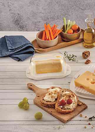 Контейнер для масла з ножем Snips, білий, 0,5 л Київ