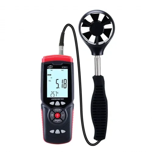 Анемометр цифровой ветромер 0,3-45м/с, 0-45°C, 10-90% BENETECH GT8913 Чернигов - изображение 1