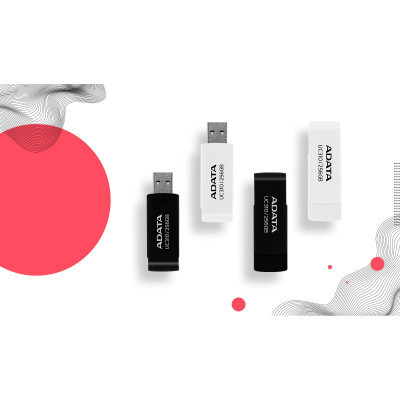 USB флеш накопитель ADATA 64GB UC310 Black USB 3.0 (UC310-64G-RBK) Винница - изображение 5